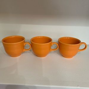 One Fiesta 7.75oz Coffee Teacup Mug Tangerine